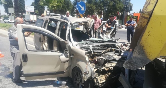 feci kaza: 1 kişi öldü, hamile bir kadın ağır yaralı