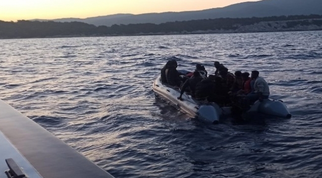 İzmir'de 71 düzensiz göçmen kurtarıldı