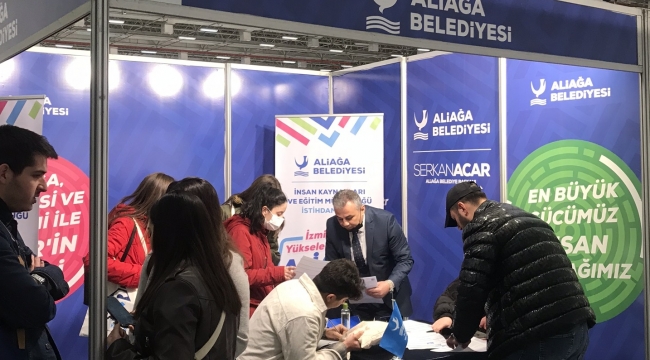 Aliağa Belediyesi Avrupa'nın En Büyük 'Kariyer Fuarı'na Katıldı