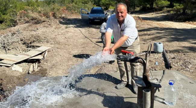 Manisa Kırkağaç'ta 6 litre verimli sondaj