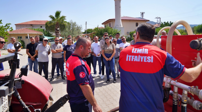 İzmir'in köyleri itfaiye üssü oluyor