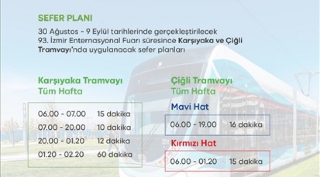 Toplu ulaşıma İEF ayarı