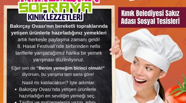 8. Kınık Hasat Festivali Başlıyor