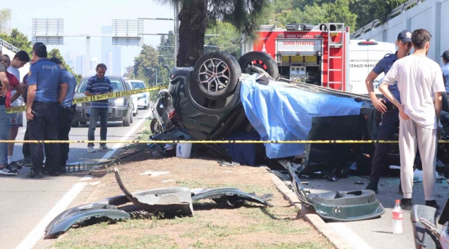 İzmir'deki kazada can pazarı: 3 ölü, 2 yaralı