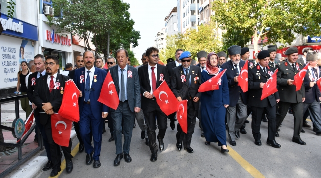 Manisa'da 19 Eylül Gaziler Günü Töreni