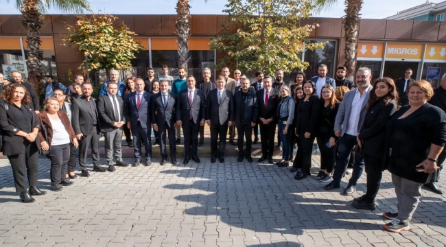 Başkan Tugay Atatürk için düzenlenen hayır yemeğine katıldı 