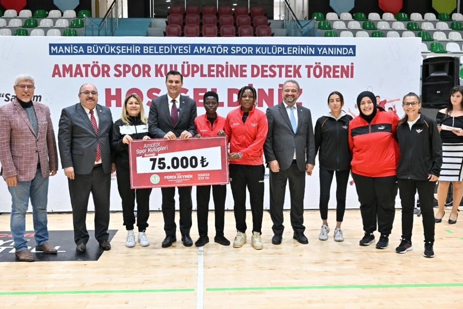 Manisa'dan amatör spor kulüplerine 4 milyon liralık destek