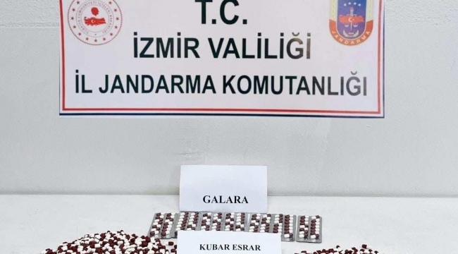 Aliağa'da jandarmadan uyuşturucu operasyonu