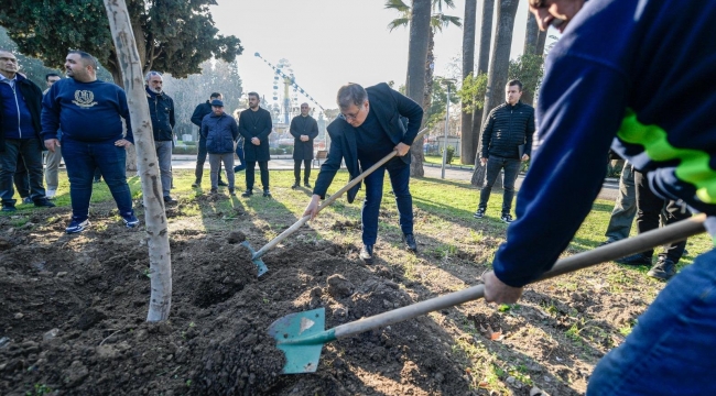 Kültürpark'ın yeşil dokusu zenginleşiyor 