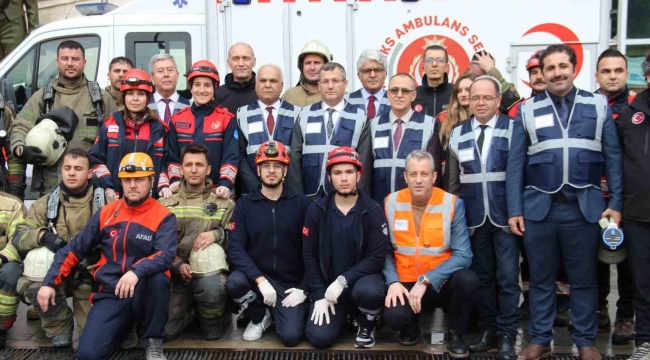 İzmir Bölge Adliye Mahkemesi'nde gerçeğini aratmayan tatbikat