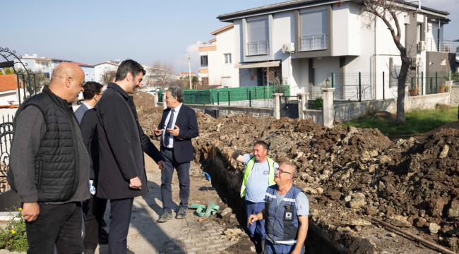 İZSU'nun Aliağa'ya altyapı yatırımları hız kesmiyor