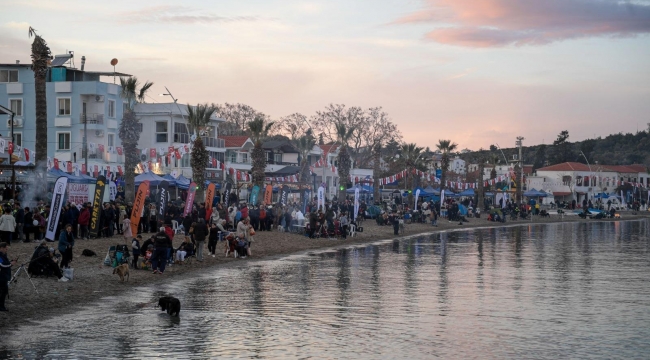 Mordoğan'da balık avı heyecanı